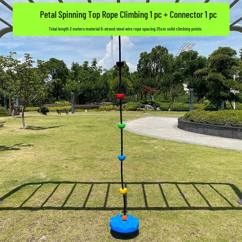Children's Indoor/Outdoor Climbing and Swing Training Set with Rope Ladder