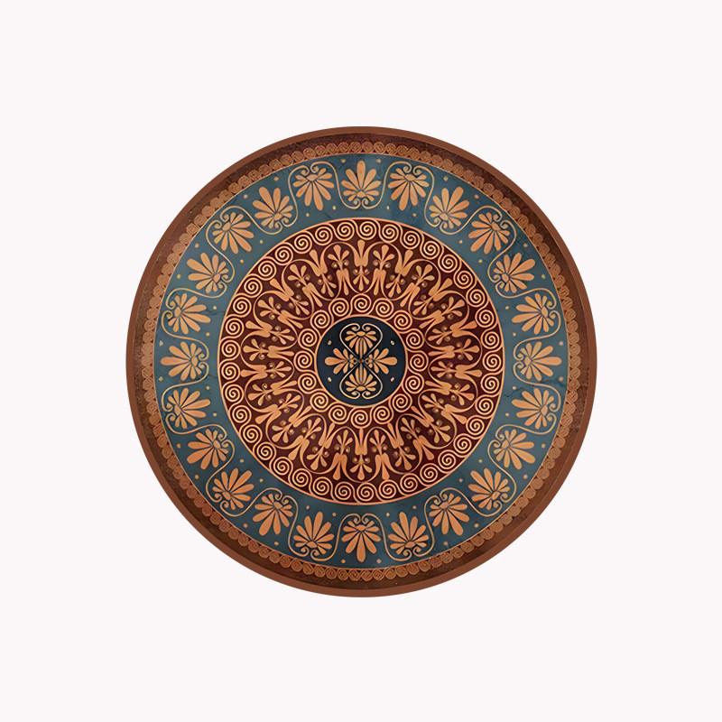 Bohemian Luxury Insulated Coaster Set With Rubber Material For Home Dining Decor