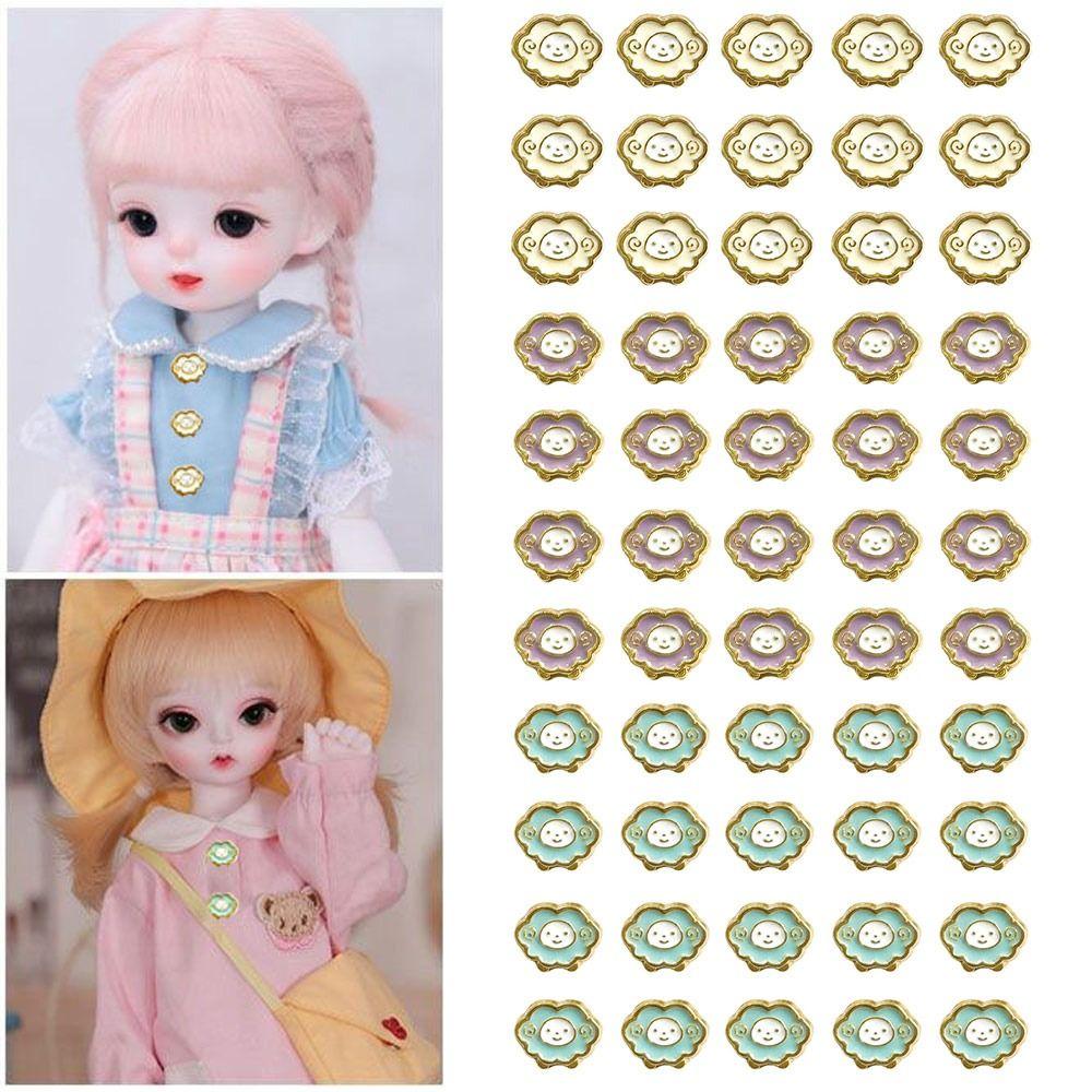 

Маленькая овечка Мини-Пряжка с кнопками 4 цвета Пряжки для одежды Высококачественные металлические пряжки 1/6 Кукла