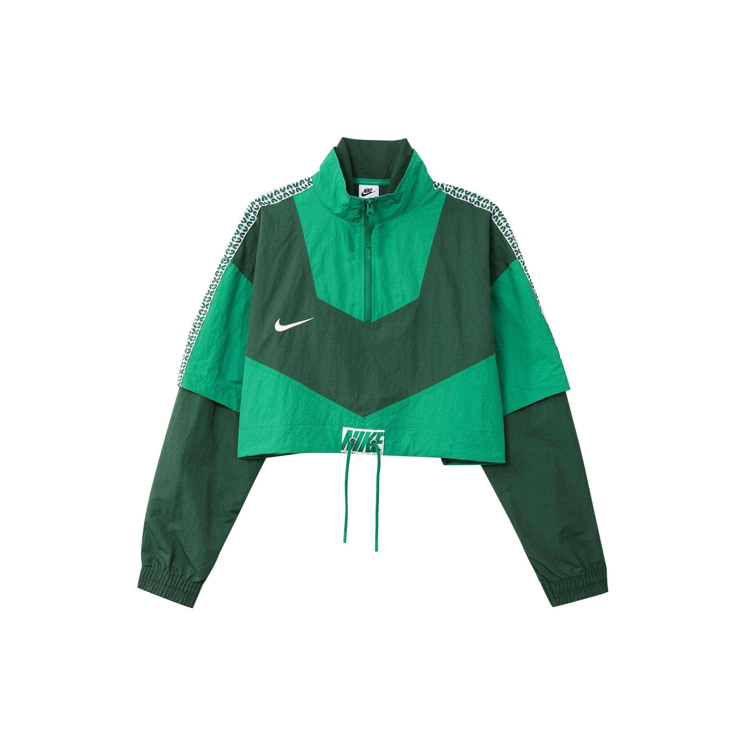 

New Nike Retro Jackets Women s Green FB8373-323 M
