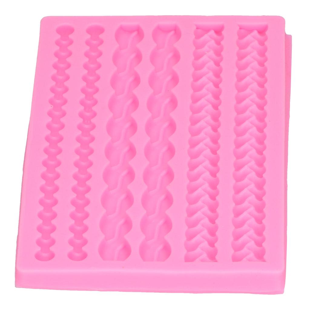 3 Dimensional Silicone Mold Woven Rope Pearl Shape Cake Mold Kitchen   Baking Mold