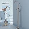 TaiJuFu Model 102 Gunmetal Grey Floor-Standing Bathtub Faucet