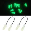 20Pcs Suitcases Tent Backpacks Zippers Pull Prevent loss Keychain Puller Luminously Zippers Pulls Cord Extender Outdoor Tool