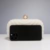 Beading Women Evening Bags Vintage Small Chain Shoulder Handbags Pearl Diamonds Metal Ladies Clutch Handbags