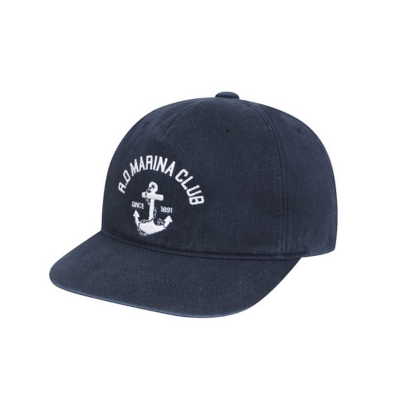 ROND&DEMARRER [Unisex] Rondy Marina Club Anchor Snapback (Navy)