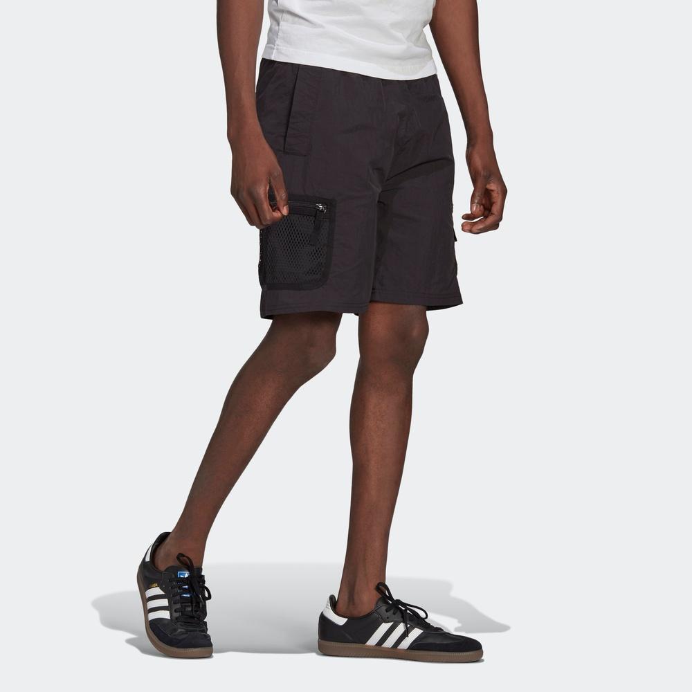 adidas Originals Men's Adventure Woven Cargo Shorts Black GN2341