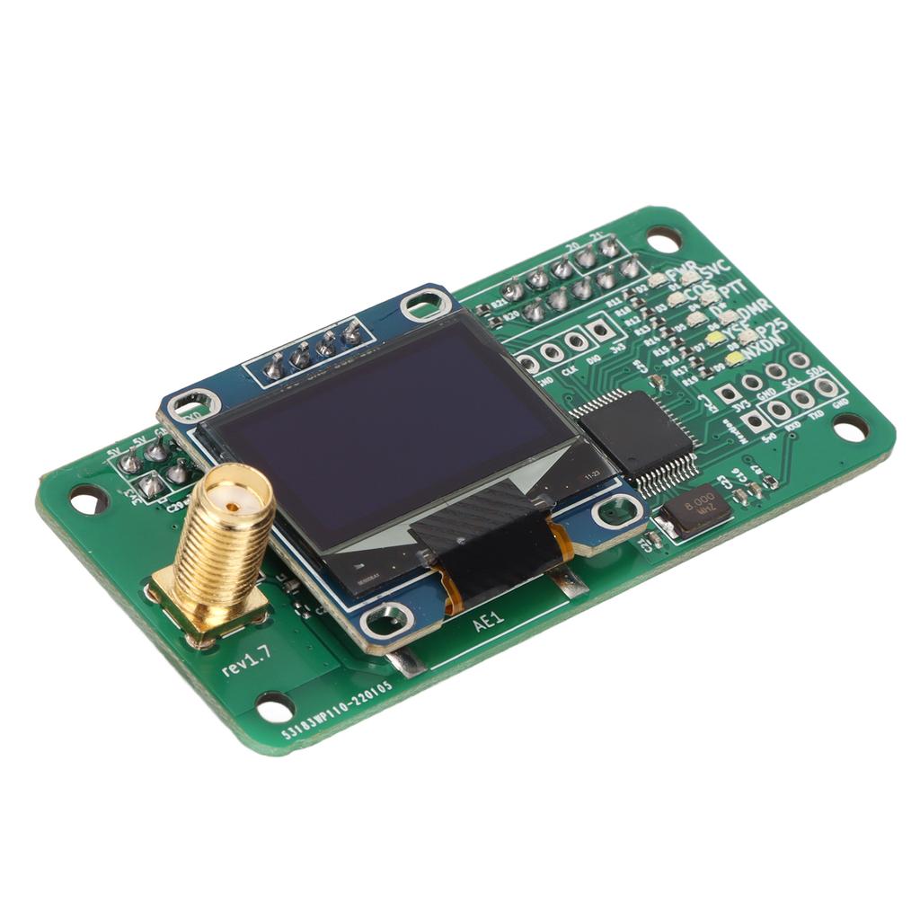 UHF VHF UV MMDVM Hotspot Module Kit SMA Interface LED Display Hotspot Board with Antenna