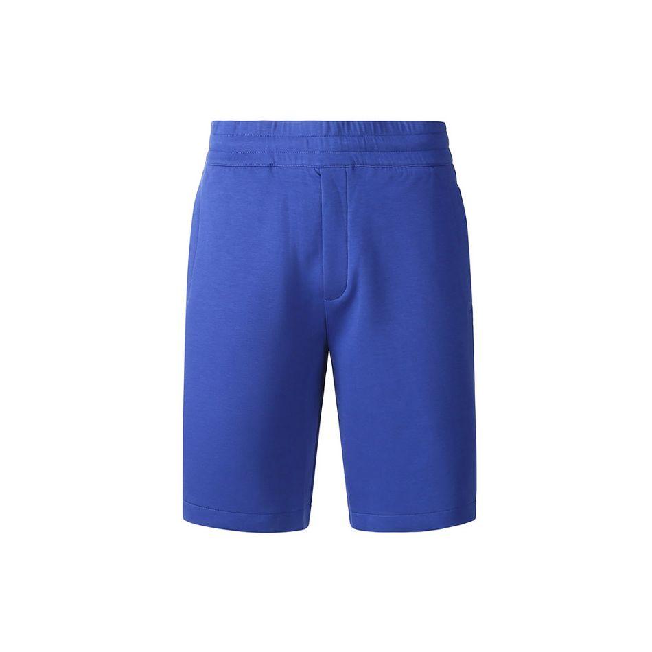 Emporio Armani Logo Cotton Sports Casual Shorts Men shorts Ultramarine-Blue 3K1PD5-1JHSZ-0921 L