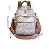 Top Handle Ethnic Style Shoulder Bag Pu Mini Travel Backpack Japanese Women Casual Backpack  Lady