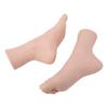 Silicone Foot Model Soft Touch Flexible Joint Positioning Realistic Mannequin Foot for Nail Art Jewe