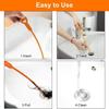 Bathroom Hair Drain Cleaner Tool  51 cm  Set of 2