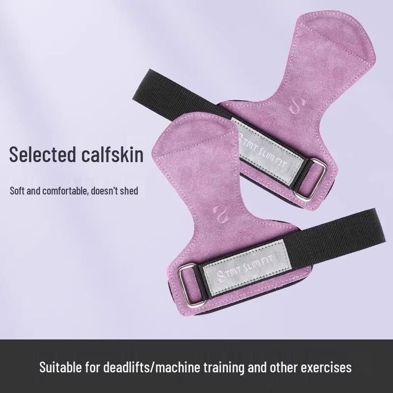 TMT Leather Weightlifting Straps & Palm Protectors One Size