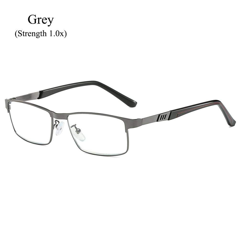 Stainless Steel Men Business Reading Glasses for Reader Mens Presbyopic optical Glasses +1.0 1.5 2.0 2.5 3 3.5 4.0