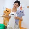 Plush Cat Animal Toy Leg Hugging Feature Children Comfort Doll Festival Gifts