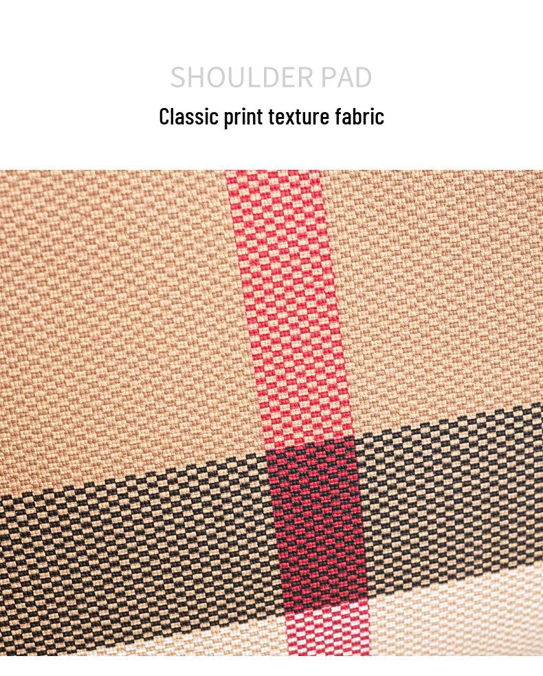 Dámská velká kostkovaná taška Tote - 2026 Módní retro kabelka s univerzálním popruhem přes rameno