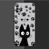 Cute Funny Lucky Cat Cover Phone Case for Motorola Moto G71 G72 G60 G22 G50 G51 G52 G53 G73 G60s G30 G32 G31 Black Soft