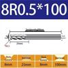 65° Metal Ceramic Flat-Bottom End Mill/Ball Nose End Mill/High-Gloss Mirror Face Mill