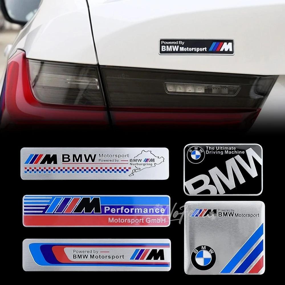 JKGN2 BMW M Car Badge Sticker for E46 E90 E60 F30 G20 X1 X2 X3 X4 X5 X6 X7 I3 I4 I5 I7 M2 G30 Trunk Body Decoration Decal Modification