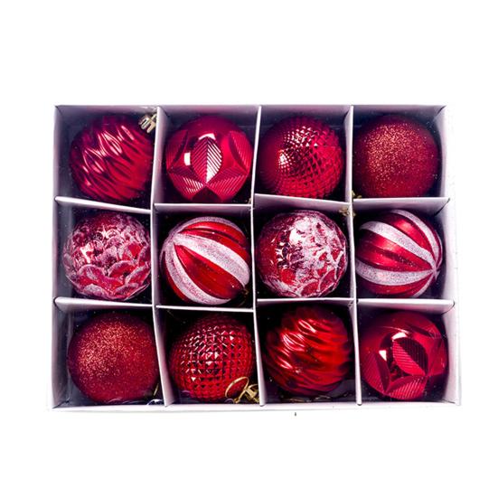 Christmas Hanging Balls Durable Exquisite Lightweight Xmas Baubles Ornaments Christmas Tree Party Home Hanging Decoration Christmas Decor Balls