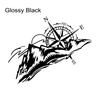 Compass Mountain Wind Rose Camper Rv Car Sticker Adventure Travel Explore Truck Motorhome Caravan Body Vinyl Decal Decoration