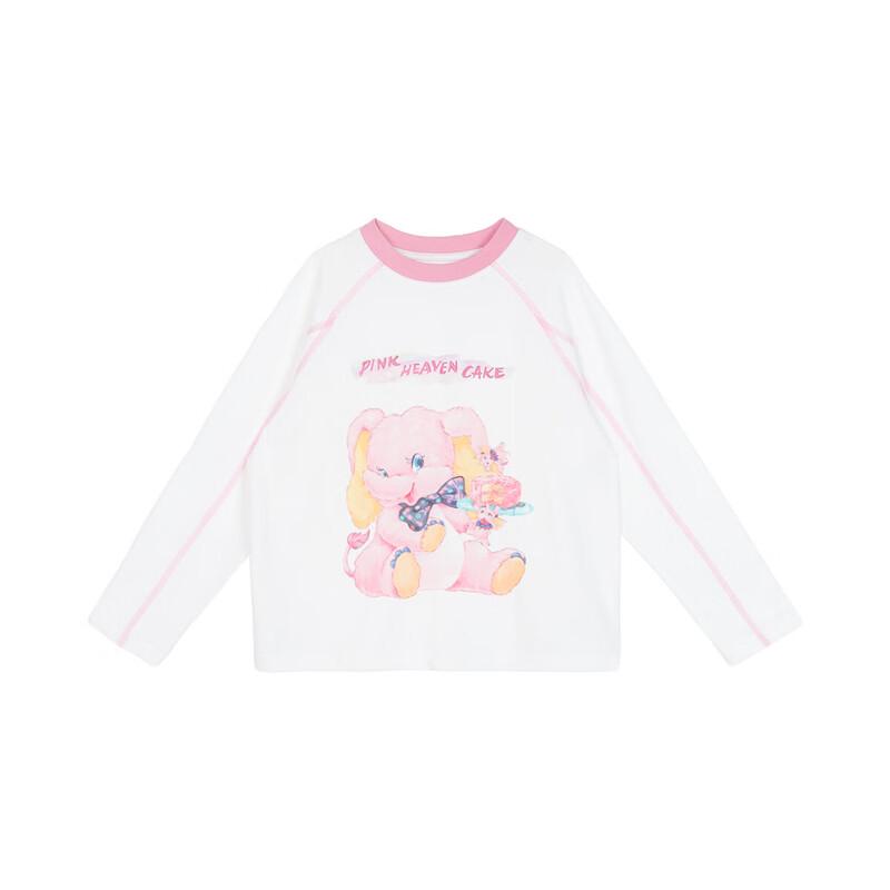 LUSON Girls' Long-Sleeve Cartoon T-Shirt