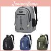 Oxford Cloth Large Capacity Backpack With Breathable Straps For Students And Travelers