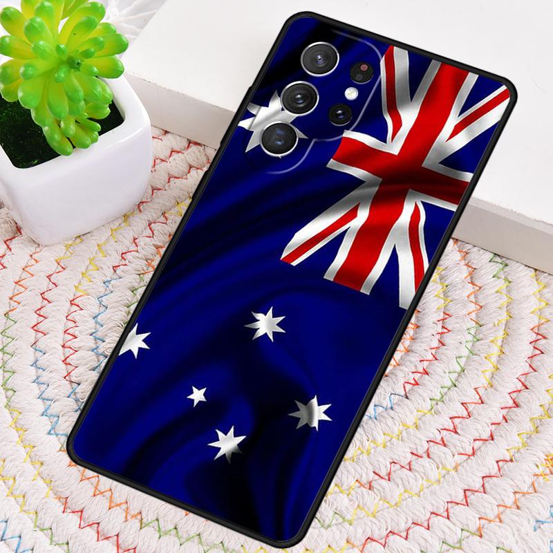 Australian Flag Phone Case for Samsung Galaxy note 10 pro S26 Ultra S23 S24 FE S25 S21 S22 PLUS shockproof Cove