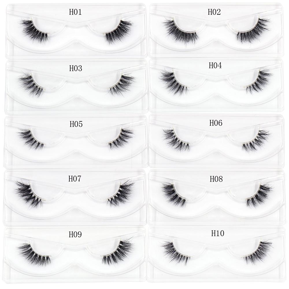 LEHUAMAO 3D Mink Lashes Wholesale Mink False Eyelashes Bulk 10/30/50 Pairs Soft Fluffy Natural Mink Lashes Makeup Mink Eyelashe
