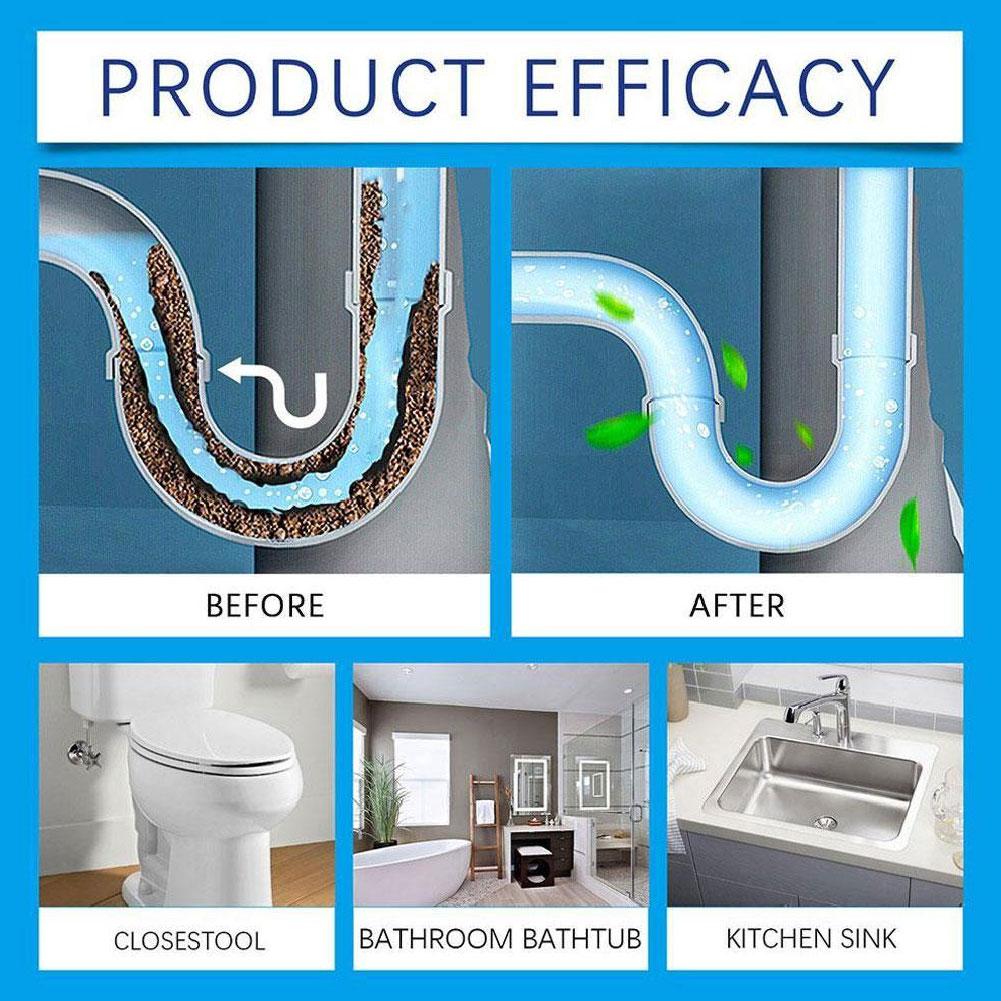 350ml Wild Tornado Desfundător de conducte Puternic Curățător de chiuvetă Curățare rapidă a toaletei Pentru bucătărie Rapid Puternic A1E7