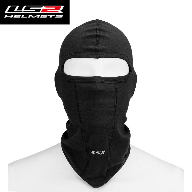 

Original LS2 Motorcycle Balaclava Summer UV Protection Glasses Face Breathable Hole Men Women Quick-Drying Motorcyclist Ski Mask Summer Black