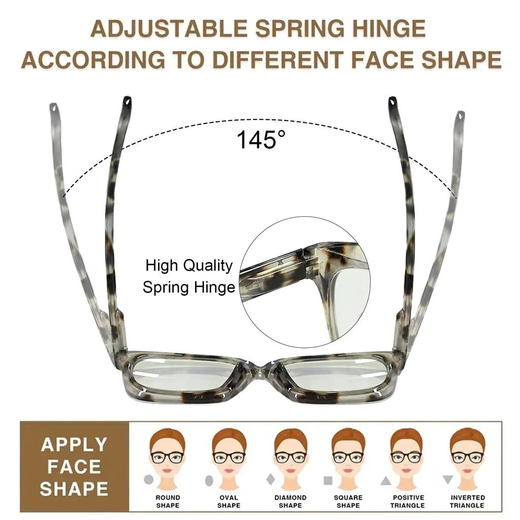 3pcs Vintage Reading Glasses for Women Men - Everyday & Formal Use, Minimalist Eyewear, Unisex Eyewear