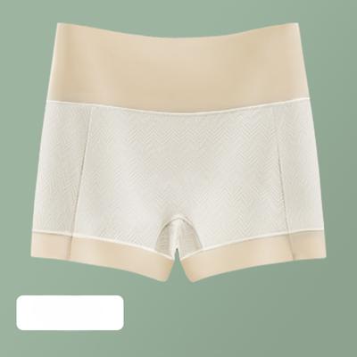 Übergröße Dünne Sicherheitshose für Damen Nahtlose Baumwolle Hohe Taille Atmungsaktive Boxershorts