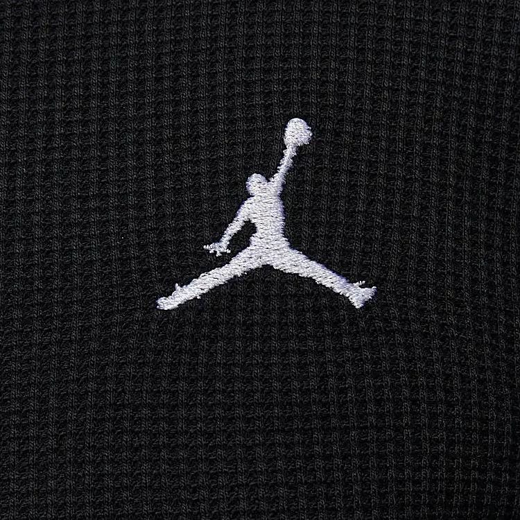 Jordan FW24 Bequemes Weiches Slim Fit Langarm Strickoberteil Damen Oberteile Schwarz Weiß HF9469010