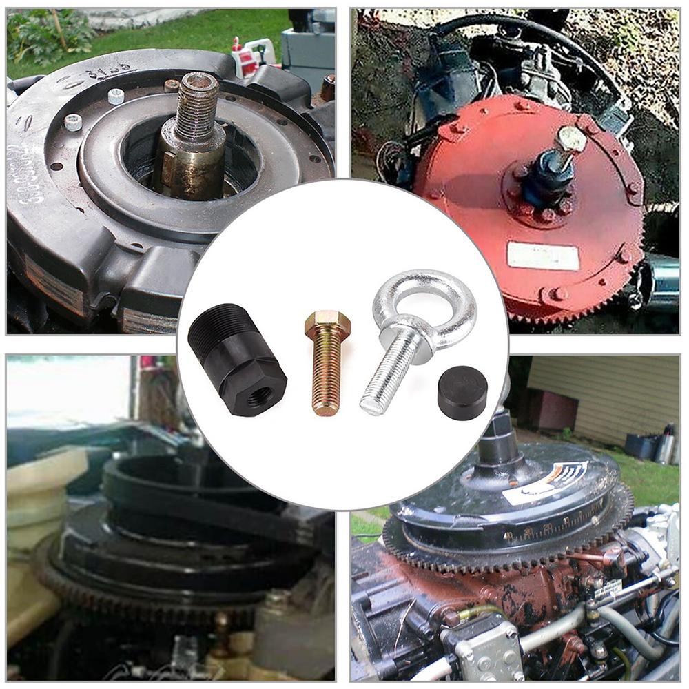 Boat Motor Flywheel Puller Aluminum Outboard Flywheel Puller Kit Mariner Black Outboard Lift Motor Flywheel Puller Set For 1/2in