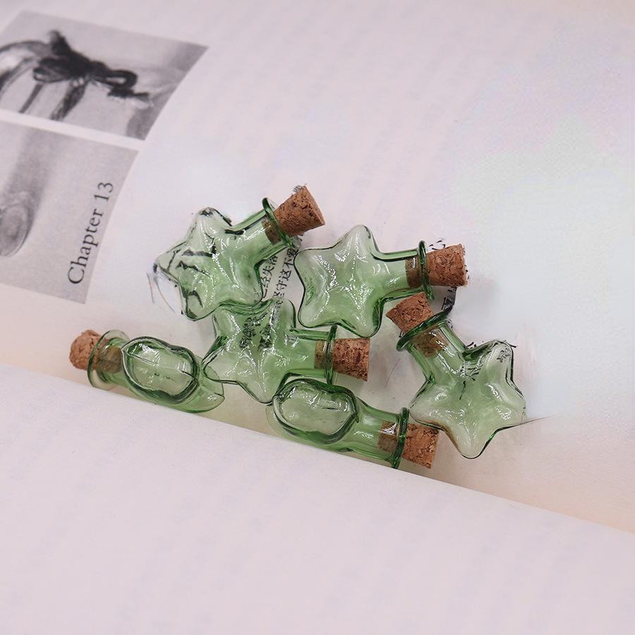 Doplňky pro kutily Ručně vyrobený materiál Příslušenství Skleněná láhev na přání Driftovací láhev s dřevěnou zátkou Kreativní driftovací láhev