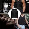 Men Waist Slimming Trainer Muscle Building Tank Top Zipper Vest Body Shapewear