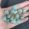 5PCS 15mm Size Stone Pendants Amethyst Material Small Pendant Amethyst Rose Quartz  Necklace Design