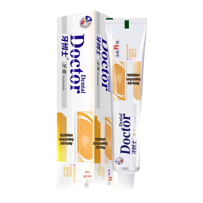 Dr. Dental Gold Long-lasting Anti-Cavity Toothpaste (Family Pack)