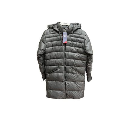 Solid Color Casual Windproof Waterproof Long Sleeve Down Jacket Women Outerwear Black FU1687