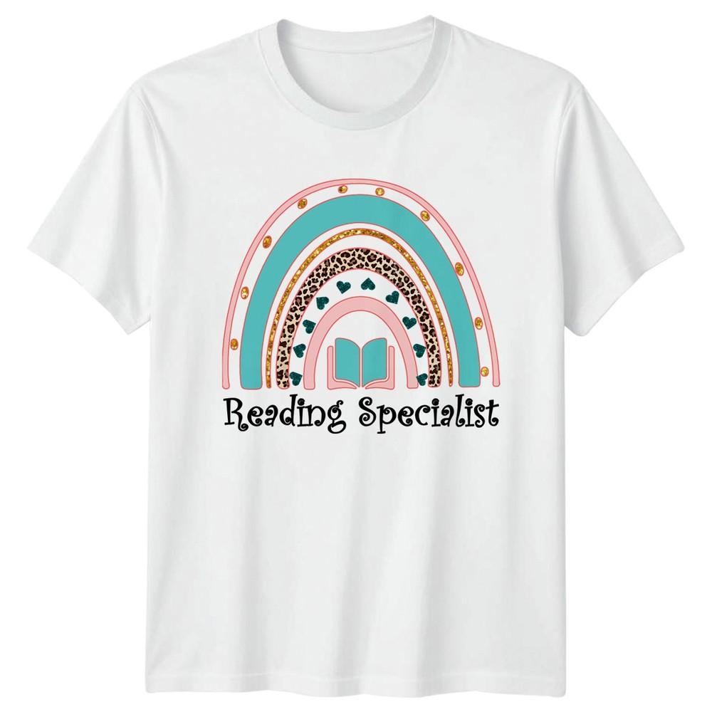 Reading Specialist Unisexs TShirt Literacy Teacher Birthday Gift For Her S