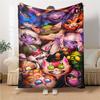 Fantasy Cat Characters Blanket Soft Throw Blanket For Home Bedroom Bed Sofa Travel Office Solid Christmas Blanket