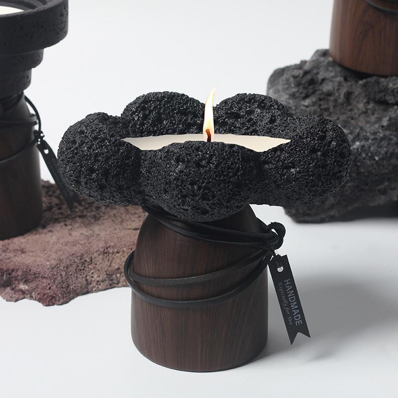 Nordic Minimalist Home Cement Aromatherapy Candle Cups Diy Candle Empty Cup Candle Holder Ornaments Soy Wax Container