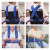 Wheelchair Fall Prevention Safety Belt with Shoulder Straps for Elderly , Adjustable Harness Brace Support Vest Nursing Band