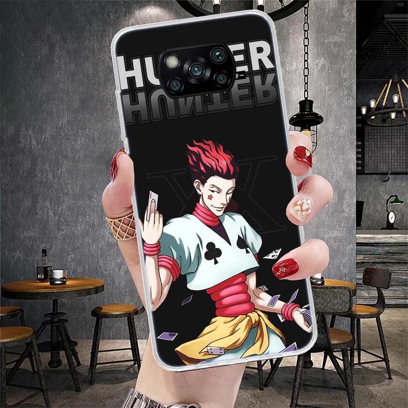 Hunter HXH Hisoka Phone Case For Xiaomi Redmi 15C 15 13C 13 Poco X5 X6 X7 F7 Ultra M7 12C 12 10 10C 9C 9A 9T 9 Fundas Poco X3 X4