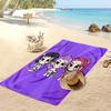Asciugamano da Spiaggia Stampato Kpop Demon Hunters, Asciugamano Grande Assorbente ad Asciugatura Rapida per Estate e Attività all'Aperto in Acqua
