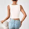 European & American Style Slim Square Neck Vest - TikTok Hot Seller