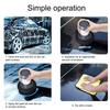 Car Cleaning Sponge Brush Car Polishing Sponge Pad Ergonomic Handle Coating Scratch Repair Cleaner Brush With Unique Lotion