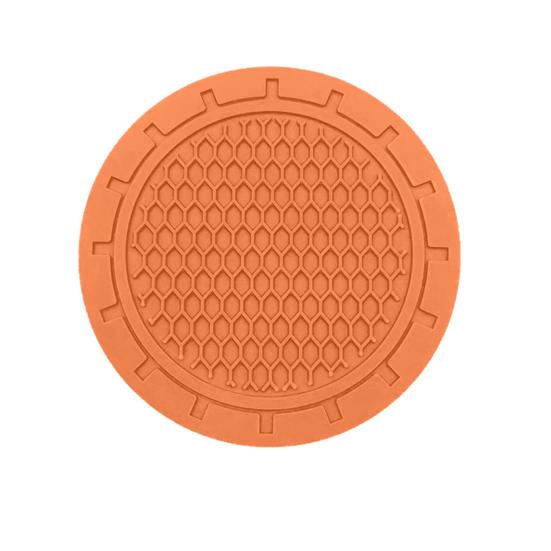 Honeycomb Car Cup Coasters Anti-Slip PVC Cup Holder Pad Universal Water Cup Mat for Car Interior Decorative Auto Accessories