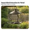 Hanging Bird Feeder Open with Tray Heavy-Duty for Garden