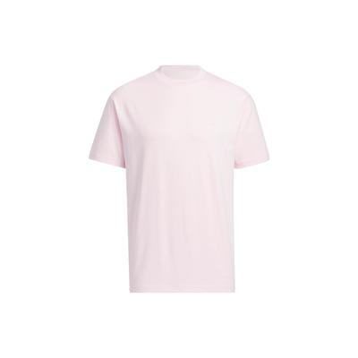 Neo Solid Color Crew Neck Sports T-Shirt Unisex Tops Clear-Pink HS6815